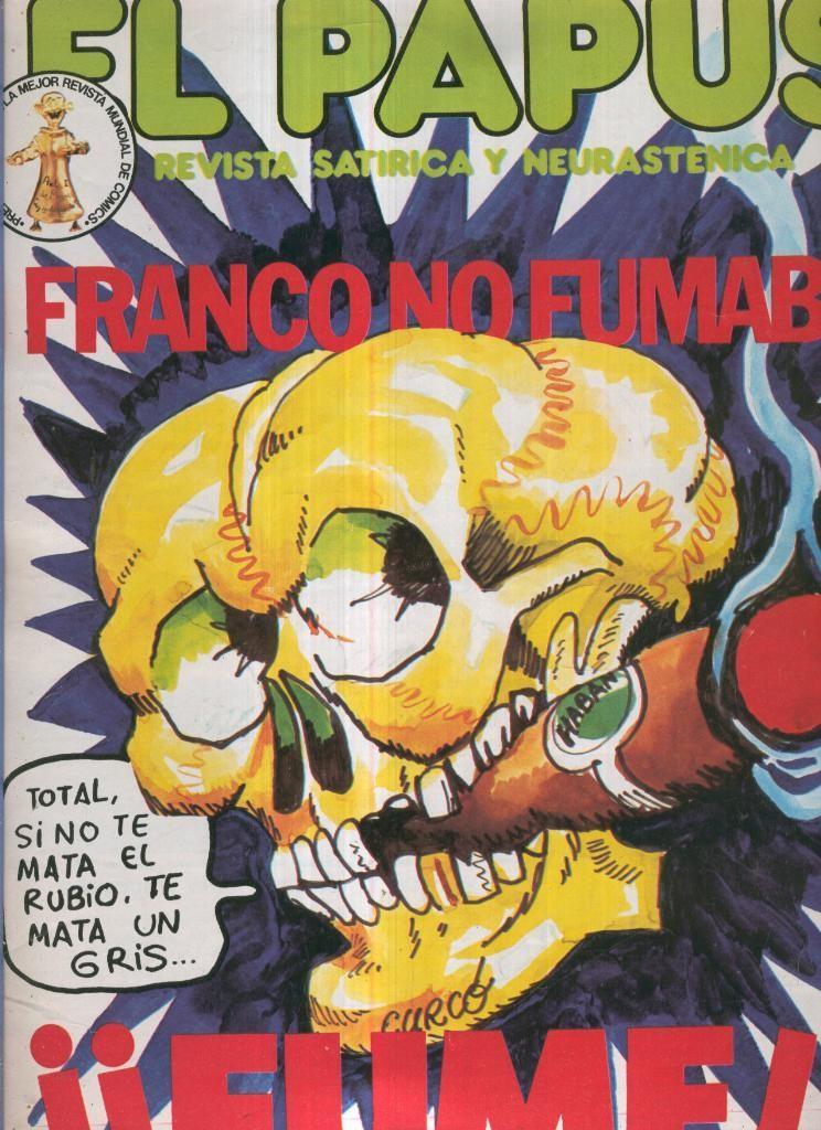 El Papus. Revista de humor numero 213. Franco no fumaba