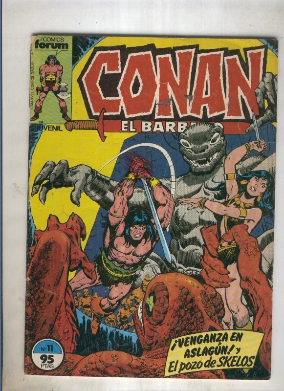 Conan el Barbaro primera edicion numero 011 (numerado 5 en trasera)