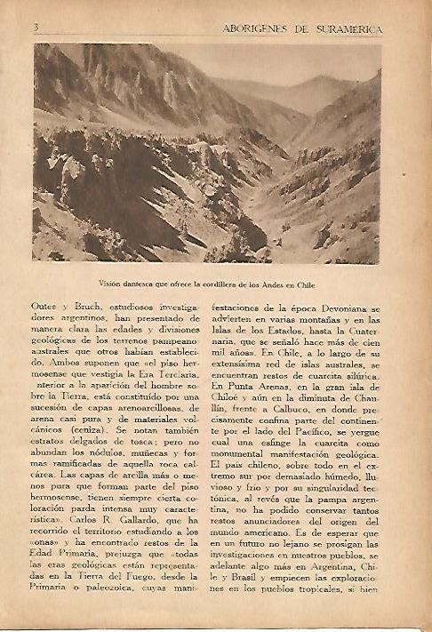 LAMINA 5373: Los Andes de Chile