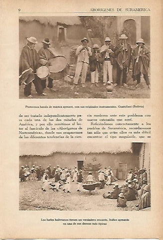 LAMINA 5376: Banda de musica aymara