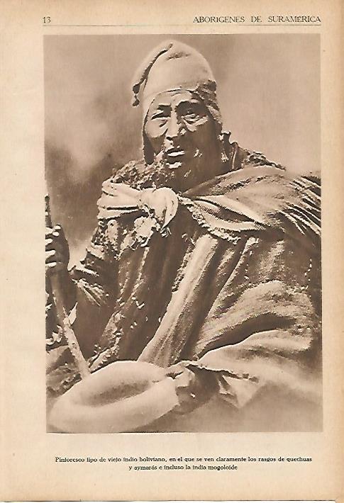 LAMINA 5378: Indio de  Bolivia