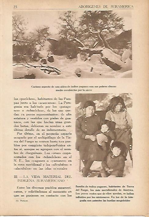 LAMINA 5384: Aldea de yaganes