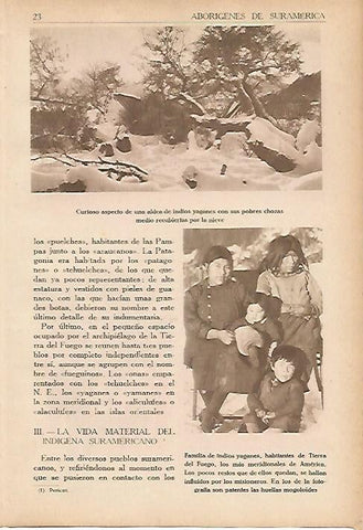 LAMINA 5384: Aldea de yaganes