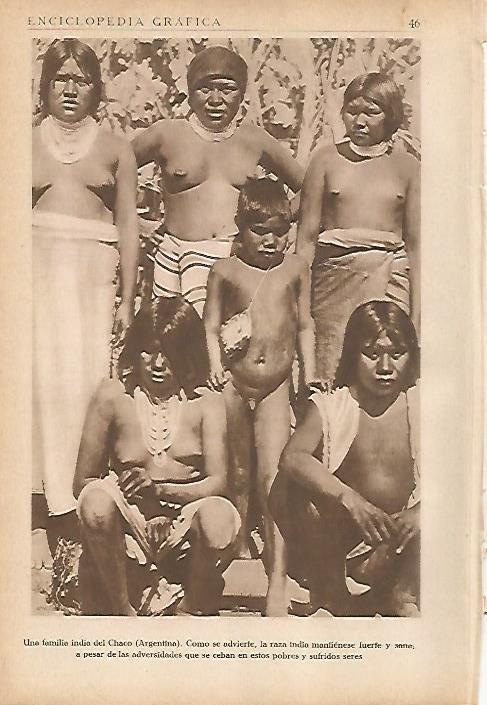 LAMINA 5388: Familia del Chaco en Argentina