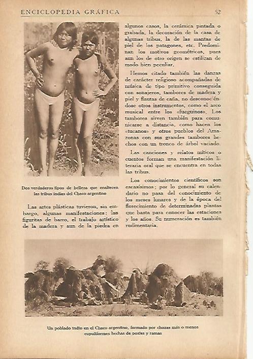LAMINA 5397: Poblado del Chaco argentino