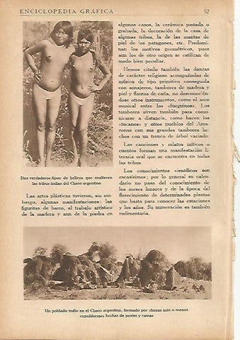 LAMINA 5397: Poblado del Chaco argentino