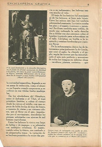 LAMINA 5407: Juana de Arco y burgues de Francia del siglo XV
