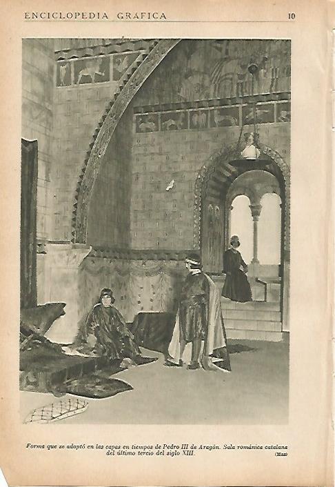 LAMINA 5408: Capas de la epoca de Pedro III de Aragon