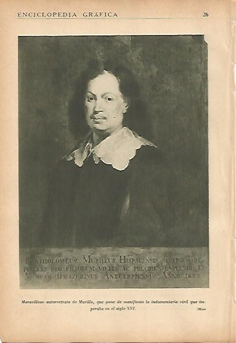 LAMINA 5416: Autorretrato de Murillo
