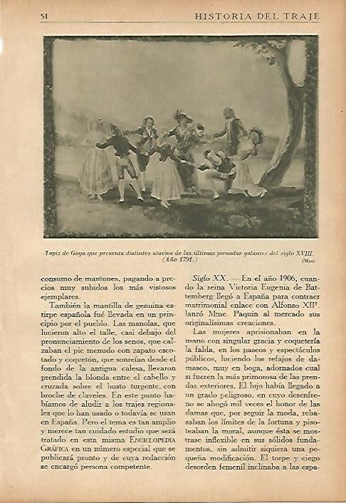 LAMINA 5429: Tapiz de Goya