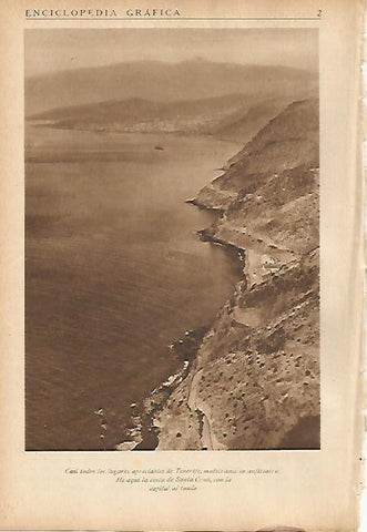 LAMINA 5436: Costa de Santa Cruz de Tenerife