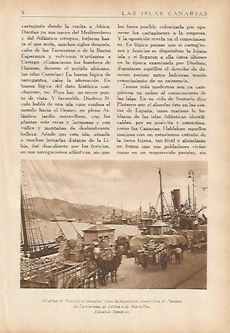 LAMINA 5438: puerto de Tenerife