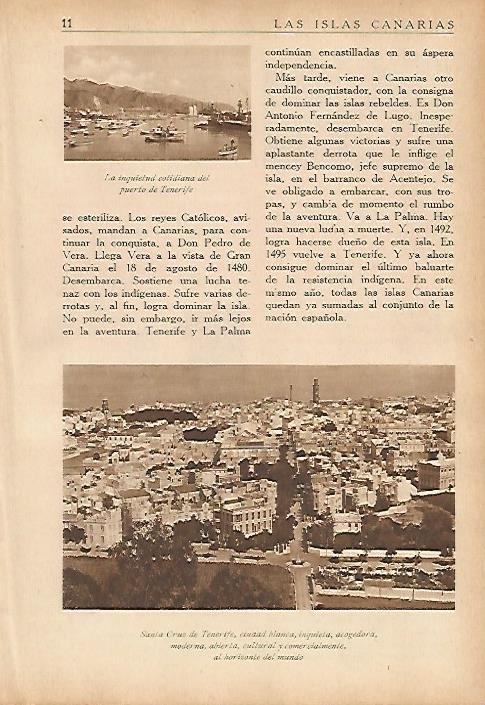 LAMINA 5441: Vista de Santa Cruz de Tenerife