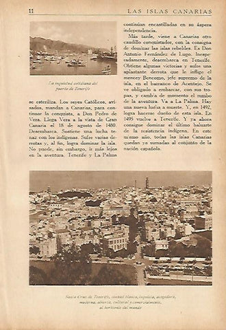 LAMINA 5441: Vista de Santa Cruz de Tenerife
