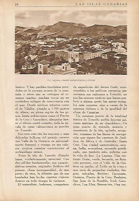 LAMINA 5445:  Vista de La Laguna