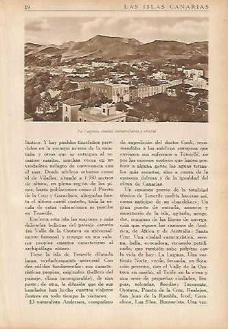 LAMINA 5445:  Vista de La Laguna