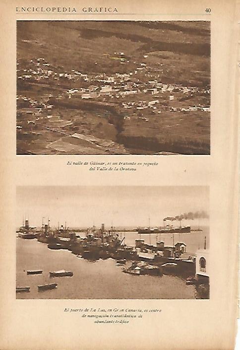 LAMINA 5455: Valle de Guimar y puerto de La Luz