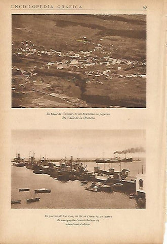 LAMINA 5455: Valle de Guimar y puerto de La Luz