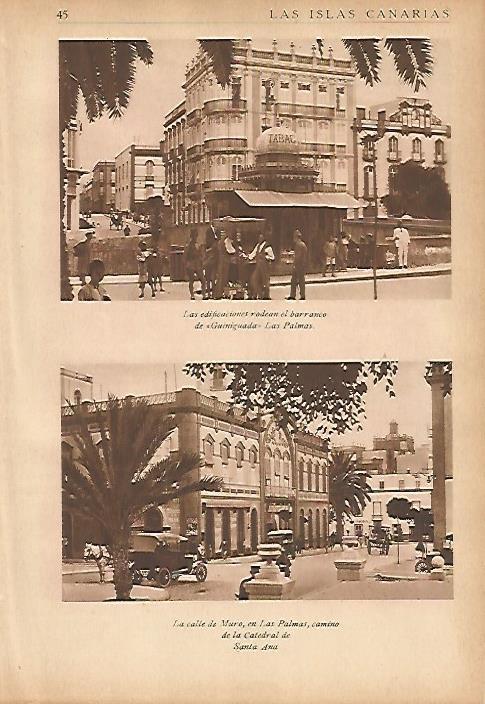 LAMINA 5458: Calle del Muro y barranco de Guiniguada en Las Palmas