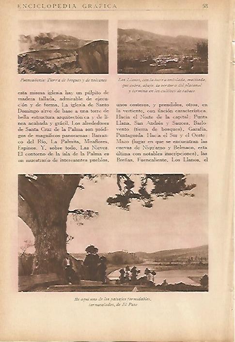 LAMINA 5464: Fuencaliente Los Llanos y El Paso