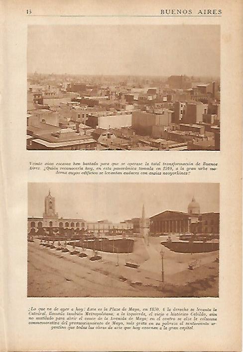 LAMINA 5506: Plaza de Mayo en 1870