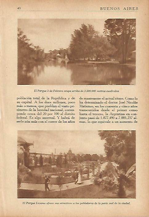 LAMINA 5521: Parque 3 de febrero