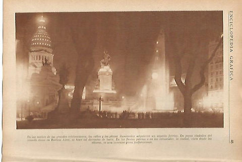 LAMINA 5523: Vista de Buenos Aires
