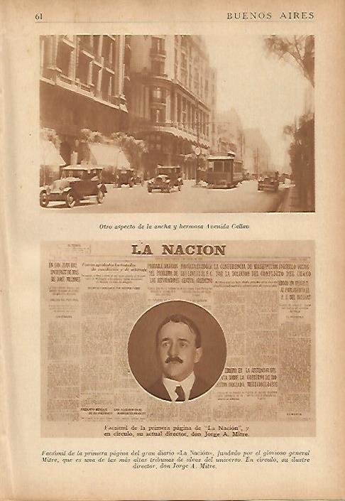 LAMINA 5530: Avenida Callao de Buenos Aires