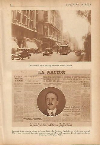 LAMINA 5530: Avenida Callao de Buenos Aires