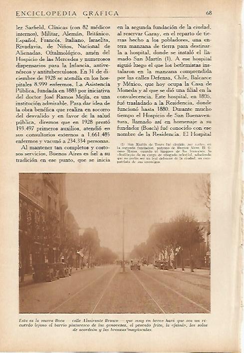 LAMINA 5533: Calle Almirante Brown de Buenos Aires
