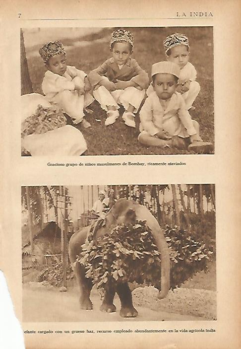LAMINA 5539: Niños de Bombay
