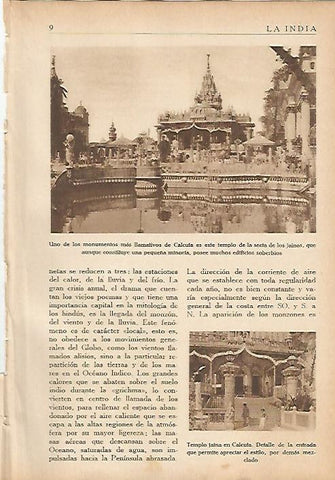 LAMINA 5540: Templo de Calcuta