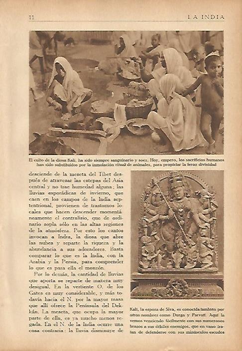 LAMINA 5541: Culto a la diosa Kali