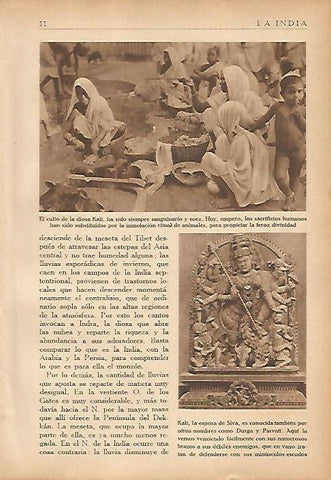 LAMINA 5541: Culto a la diosa Kali