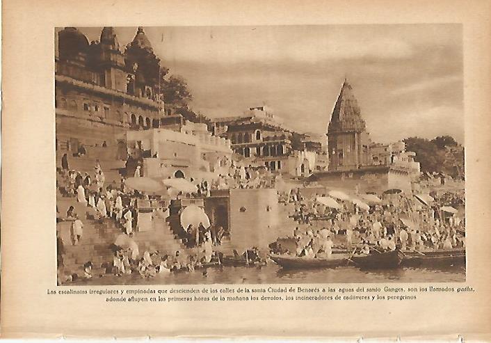 LAMINA 5542: Vista de Benares