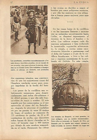 LAMINA 5544: Templo y penitente de Benares