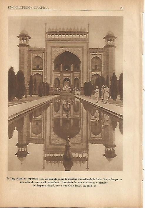 LAMINA 5549: Taj Majal