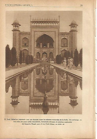 LAMINA 5549: Taj Majal