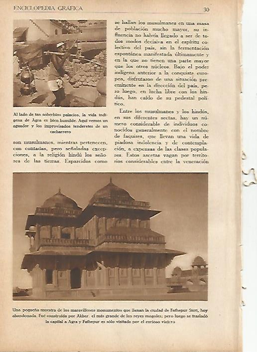 LAMINA 5550: Monumento en Fathepur Sicri