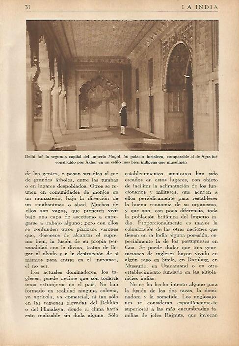 LAMINA 5551: Palacio de Delhi
