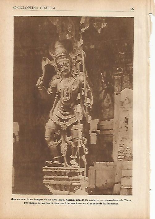 LAMINA 5563: El dios hindu Kurma