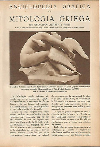 LAMINA 5568: Leda por Desbois