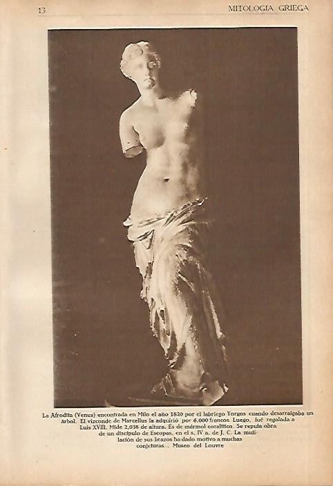 LAMINA 5574: La Venus de Milo
