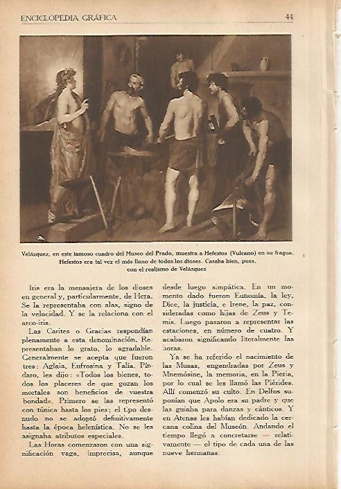 LAMINA 5589: La fragua de Vulcano por Velazquez