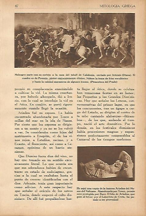 LAMINA 5591: Melagro por Poussin