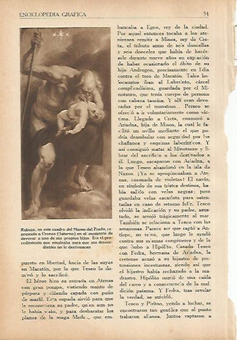 LAMINA 5594: Saturno por Rubens