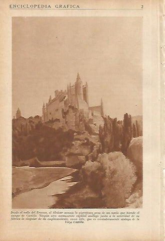 LAMINA 5600: El Alcazar de Segovia