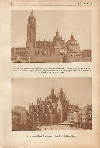 LAMINA 5604: Catedral de Segovia