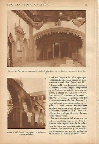 LAMINA 5612: Coro y claustro del Monasterio del Parral