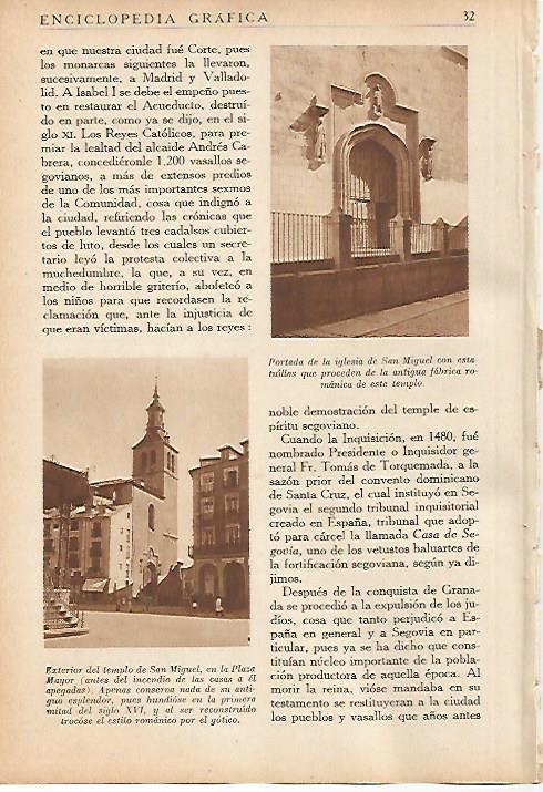 LAMINA 5615: Iglesia de San Miguel en la Plaza Mayor 
